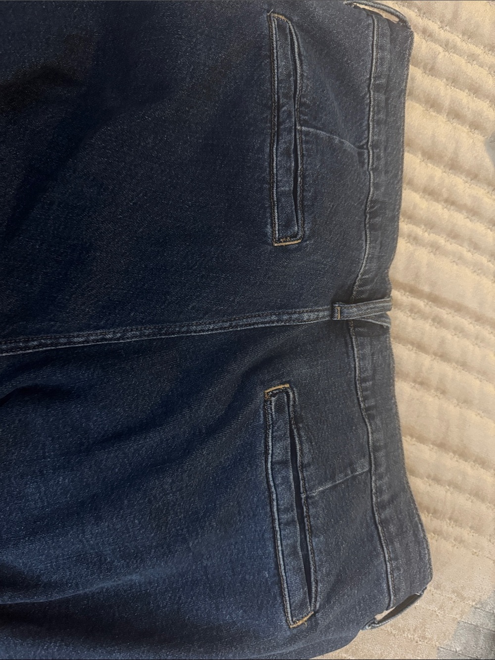 A.N.A. Dark Blue High-Rise Wide Leg Jeans -18 - Picture 4 of 4